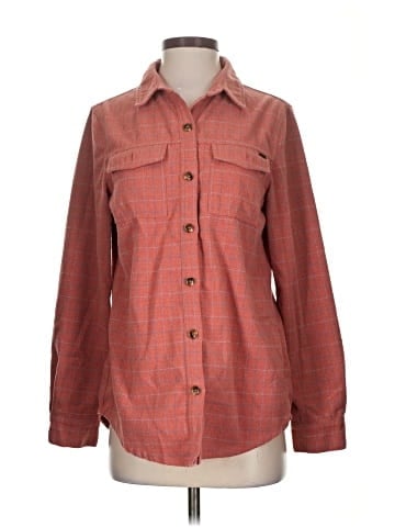 Rusty Long Sleeve Button-Down Shirt (view 1)
