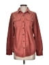 Rusty Orange Long Sleeve Button-Down Shirt Size S - photo 1