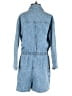 American Eagle Outfitters 100% Cotton Hearts Blue Romper Size S - photo 2