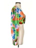 Boohoo 100% Polyester Orange Long Sleeve Blouse Size 4 - photo 4