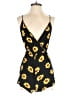 Shein 100% Viscose Floral Yellow Romper Size 2 - photo 1