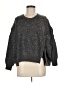 Nasty Gal Inc. Metallic Gray Pullover Sweater Size M - photo 1