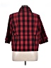Cj Banks 100% Cotton Plaid Red Jacket Size 1X - photo 2