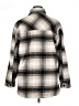Thread & Supply 100% Polyester Plaid Gray Coat Size XL - photo 2