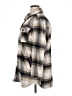 Thread & Supply 100% Polyester Plaid Gray Coat Size XL - photo 5