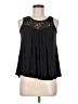 Arden B. 100% Rayon Black Sleeveless Blouse Size M - photo 1