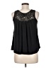 Arden B. 100% Rayon Black Sleeveless Blouse Size M - photo 2