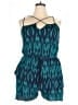 Xhilaration 100% Rayon Print Teal Romper Size XXL - photo 1