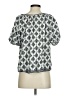 Max Studio Silver Short Sleeve Blouse Size S - photo 2