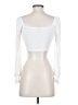 Shein Ivory Long Sleeve Blouse Size 4 - photo 2