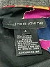 Andrea Jovine 100% Polyester Print Black Cocktail Dress Size 4 - photo 4