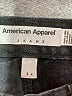 American Apparel 100% Cotton Black Jeans Size 24 waist - photo 3