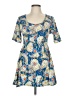Lularoe Paisley Blue Casual Dress Size M - photo 1