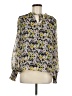 Fate 100% Polyester Floral Yellow Long Sleeve Blouse Size M - photo 1
