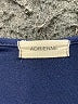 Adrienne Solid Blue Casual Dress Size M - photo 6