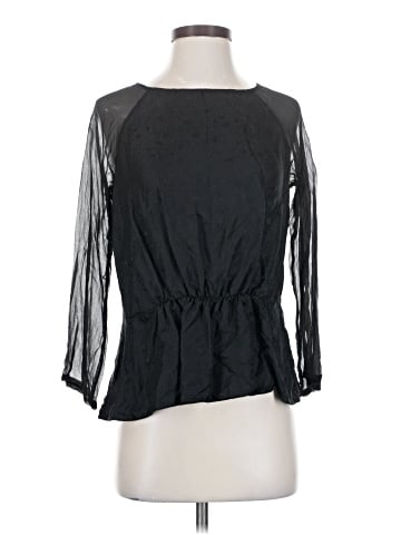 Rebecca Taylor 3/4 Sleeve Silk Top (view 1)