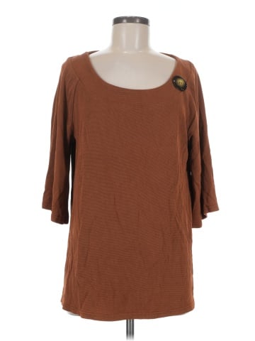 Coldwater Creek 3/4 Sleeve Top (view 1)