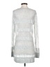Halogen Silver Casual Dress Size S - photo 2