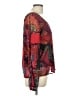 Sunny Leigh 100% Polyester Red Long Sleeve Blouse Size L - photo 4