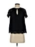 J.Crew Black Short Sleeve Blouse Size XXS - photo 1
