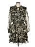 1.State 100% Polyester Animal Print Black Cocktail Dress Size L - photo 1
