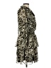 1.State 100% Polyester Animal Print Black Cocktail Dress Size L - photo 4