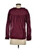 Levi's 100% Cotton Burgundy Long Sleeve Blouse Size XS - photo 2