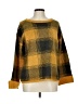 a.n.a. A New Approach Plaid Yellow Pullover Sweater Size L (petite) - photo 1