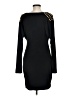 BCBGeneration Solid Black Casual Dress Size M - photo 2