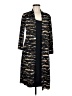 Connected Apparel Animal Print Black Casual Dress Size 6 - photo 1