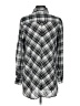 Max Studio Plaid Gray Long Sleeve Button-Down Shirt Size S - photo 2