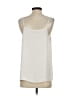 Loft 37 100% Polyester Ivory Sleeveless Blouse Size S - photo 2