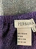 Persona 100% Polyester Paisley Purple Casual Pants Size (L) - photo 6