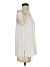 Loft 37 100% Polyester Ivory Sleeveless Blouse Size S - photo 4