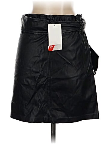 Zara TRF Faux Leather Skirt (view 2)