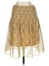 Max Studio 100% Polyester Floral Yellow Casual Skirt Size XS - photo 1