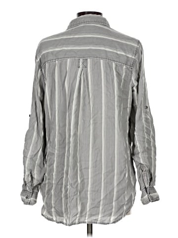 Pure Navy Long Sleeve Button-Down Shirt (view 2)