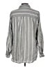 Pure Navy Stripes Gray Long Sleeve Button-Down Shirt Size L - photo 2