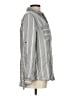 Pure Navy Stripes Gray Long Sleeve Button-Down Shirt Size L - photo 4