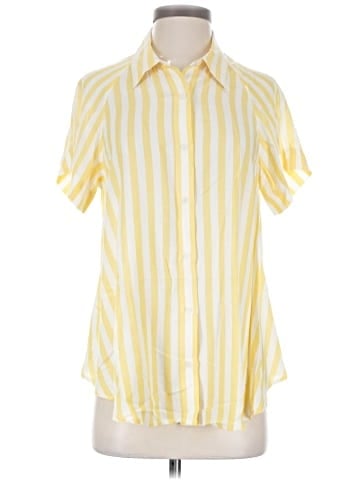 7 For All Mankind Short Sleeve Blouse (view 1)