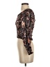 BB Dakota by Steve Madden 100% Polyester Brown 3/4 Sleeve Top Size XS - photo 5