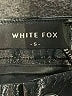 White Fox Metallic Silver Casual Pants Size S - photo 4