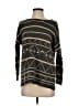 Lumiere 100% Acrylic Print Black Pullover Sweater Size S - photo 1