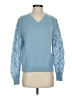 Unbranded 100% Polyester Blue Pullover Sweater Size S - photo 1