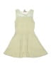 Aqua 100% Polyester Tweed Yellow Dress Size M (kids) - photo 2