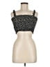 Unbranded 100% Polyester Black Sleeveless Blouse Size M - photo 1