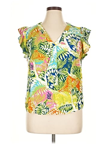 Nicole Miller New York Short Sleeve Blouse (view 1)