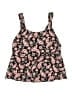 Lands' End Paisley Black Swimsuit Top Size 1X - photo 1
