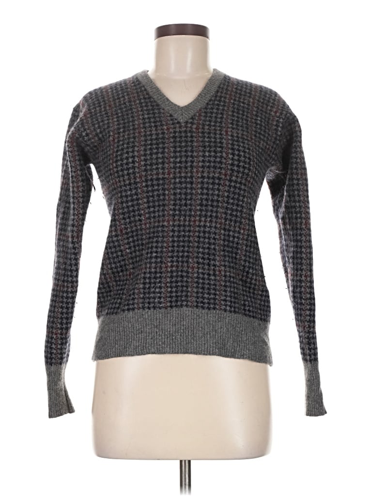 Pre-owned Polo By Ralph Lauren Cashmere Pullover Sweater In Gray