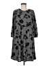 Apt. 9 Gray Casual Dress Size M - photo 1